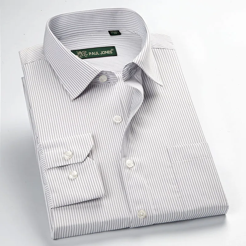 Aukštos kokybės naujas vasaros/pavasario, plius dydis S~ 5xl ilgomis rankovėmis dryžuotas vyrų suknelė marškinėliai reguliarūs tinkami ne geležies lengva priežiūra