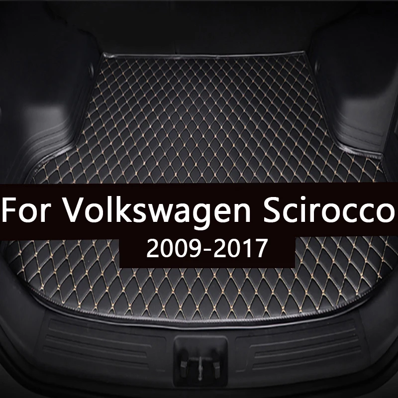 Automobilio bagažo skyriaus kilimėlis Volkswagen Scirocco 2009 2010 2011 2012 2013- 2017 linijinių krovinių kilimų interjero aksesuarų dangtis