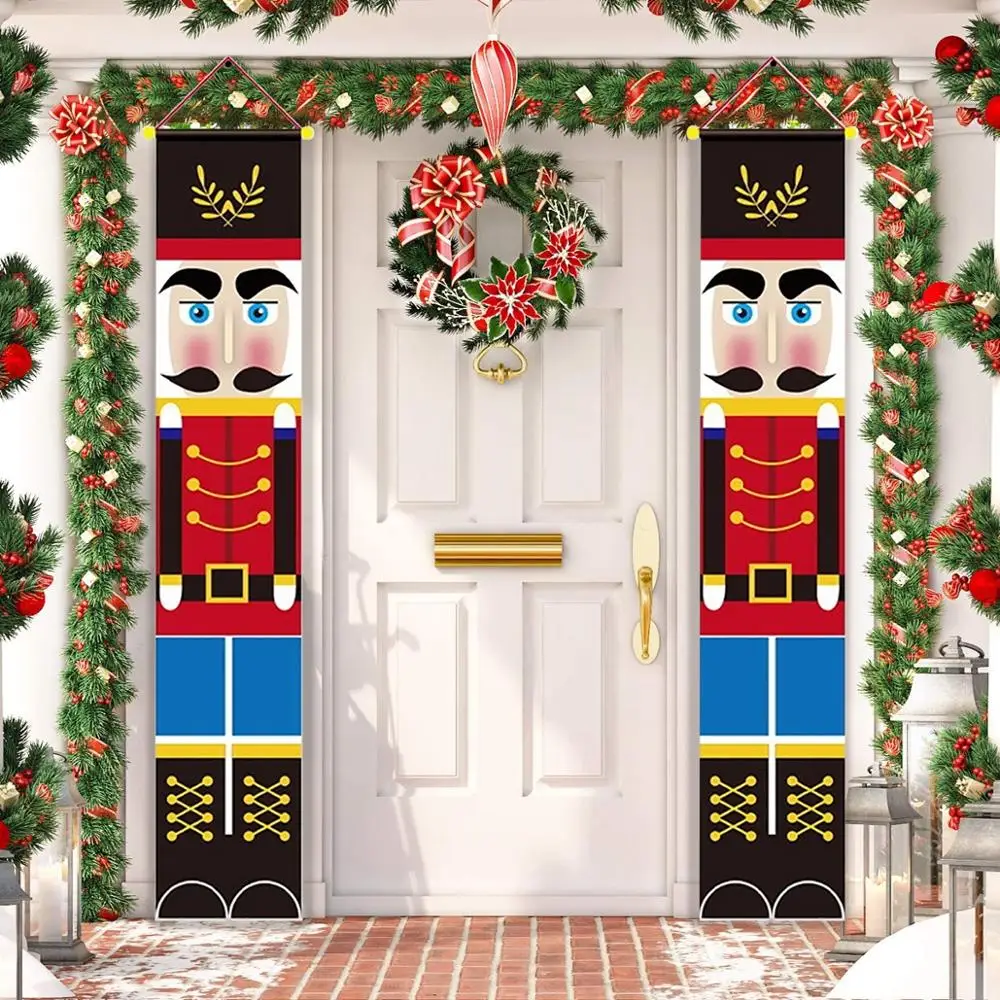 Kalėdų Durų Reklama Kalėdų Dekoro Namų Lauko Linksmų Kalėdų Durų Deco 