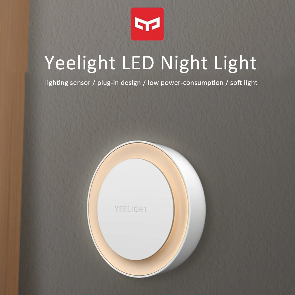 Smart Naktį Šviesos Yeelight LED Indukcijos Naktį Šviesa Šviesai jautrus Jutiklis, miegamojo, Koridoriaus Xiaomi Infraraudonųjų spindulių Lempos Naktį
