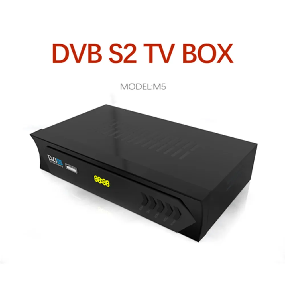 Vmade 2018 Super Receptorių DVB-S2 HD FTA Palydovinės TV Imtuvas MPEG4 Standarto Set top box + USB WiFi dongle Adapterį Mini antena