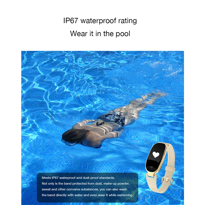 S3 Elektroninių Žiūrėti 2020 Naujų Stilingų Moterų Bluetooth Vandeniui Širdies ritmo Monitorius Sporto Laikrodis 