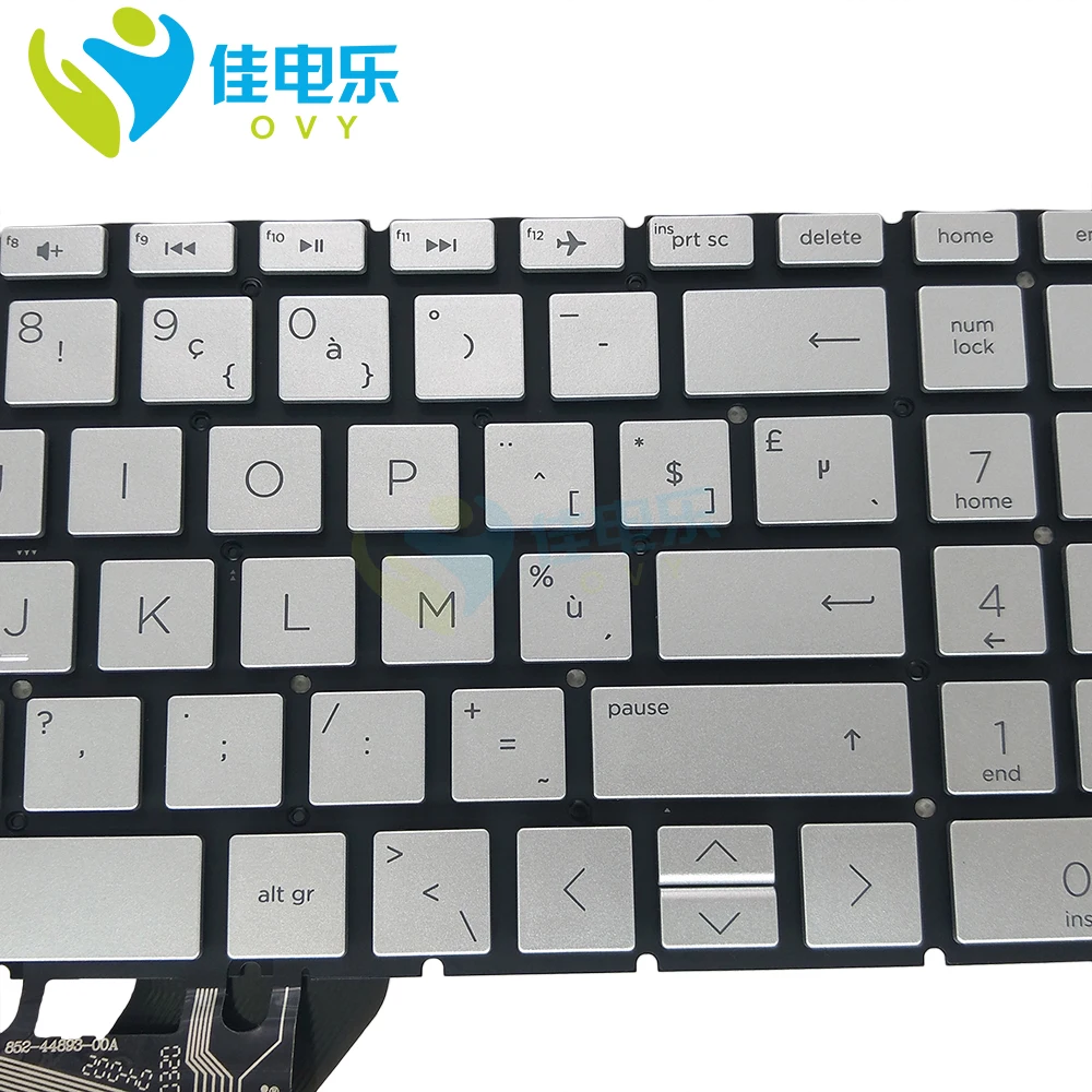 Naujas lotynų klaviatūra HP 15-DB 15-DR 250 255 G7 15-DA 15M-KN 15-CX 4HY44PA LA BŪTI Nešiojamojo kompiuterio klaviatūra su apšvietimu SN6176BL