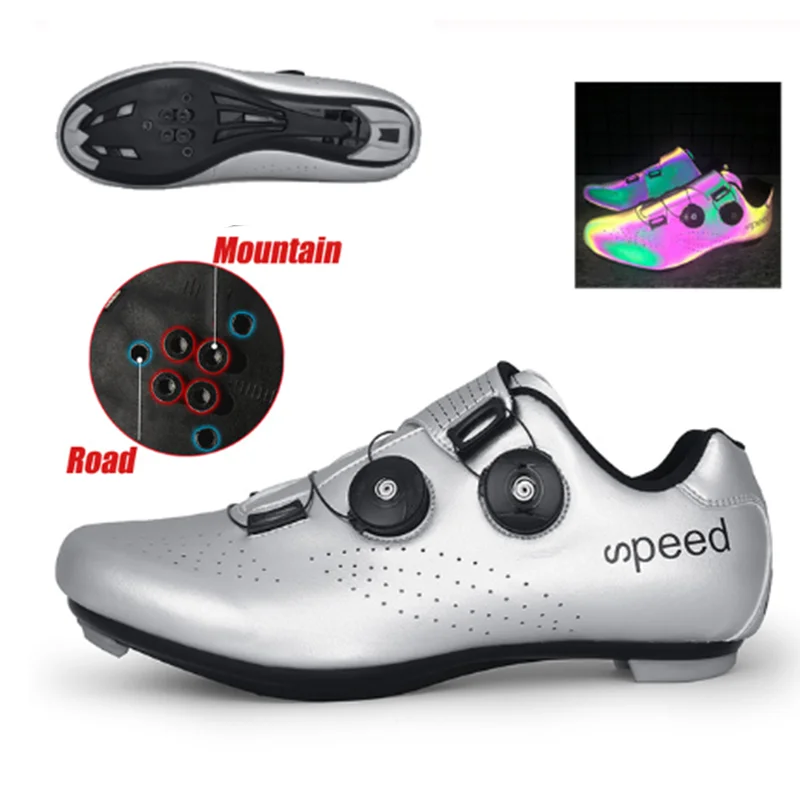 MTB kelių dviračių batai vyriški kelių dviratį batai ultralight dviračių sporto batelius, savaiminio fiksavimo profesinės kvėpuojantis Šviesos