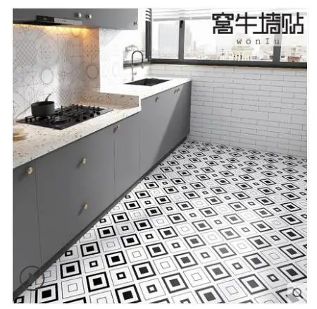 Vonios kambarys anti-slip grindų plytelių vandeniui lipdukai dekoratyviniai sienų lipdukai virtuvės grindų kilimėlis tapetai lipnios -10