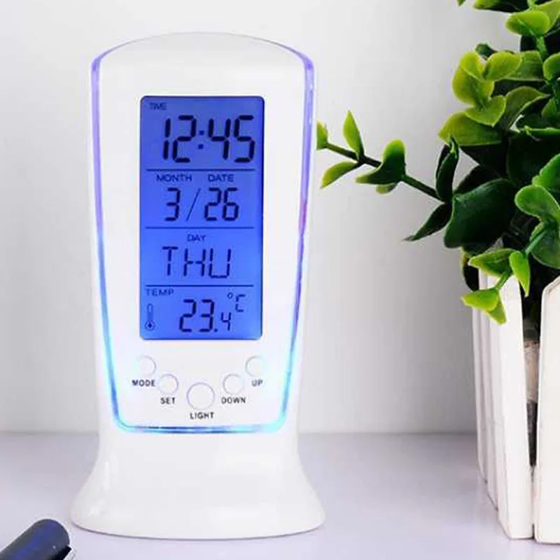 Laikrodžiai Užšaldyti Led Skaitmeninis Laikrodis Despertador Stalo Laikrodis Naktiniai Žadintuvas Elektroninių Žiūrėti Aikštėje Dovana Vaikams Lašas laivybos