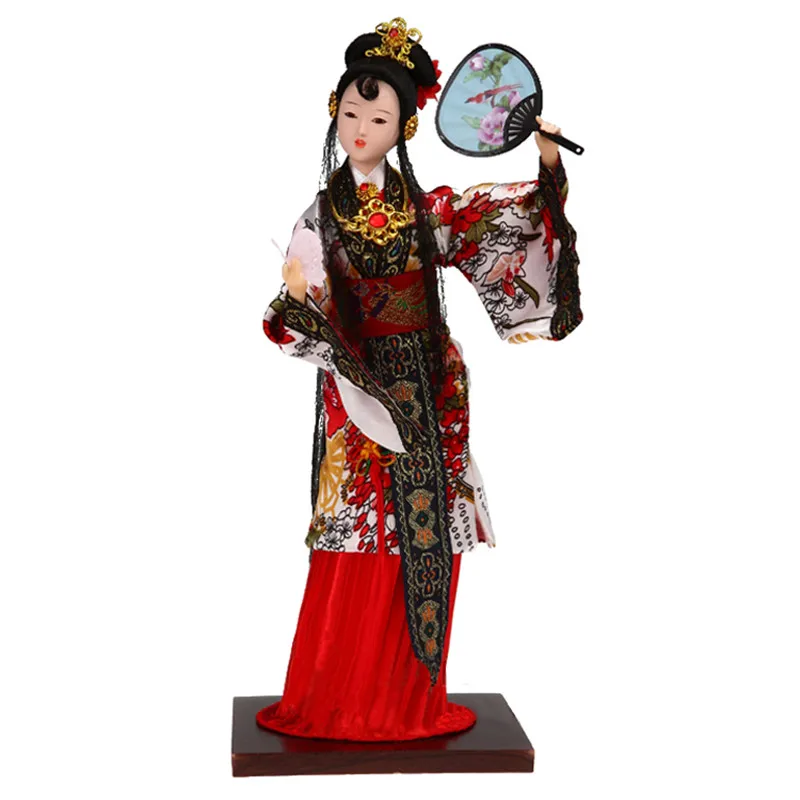 Kūrybos Kinijos Lėlės Senovės stiliaus Lėlės Čing Dinastija Dvylika Auksinių Plaukų Amatais Svajonė Raudona Dvarų-Geriausia Dovana