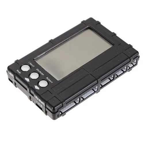 3 1. RC 2s-6s LCD Li-Po Baterija Balancer + voltmetras Testeris + Išleidiklis