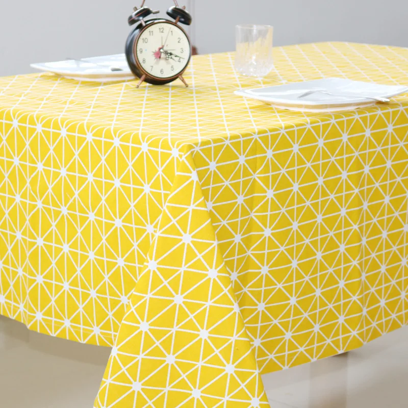 Aukštos kokybės pledas spausdinti staltiesė lino audinys, dekoratyviniai staltiesė valgomasis Stalas Padengti Virtuvės Namų Dekoro