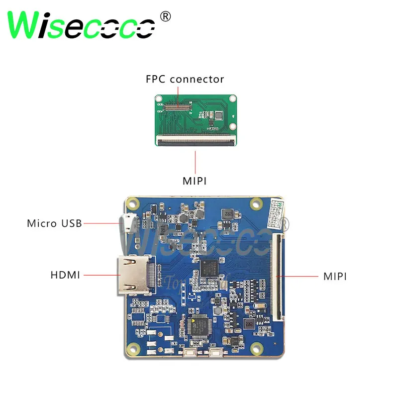 Pašalinti apšvietimas 3840*2160 5.5 colių 4K LCD ekranas su HDMI MIPI valdiklio plokštės 3D spausdintuvas