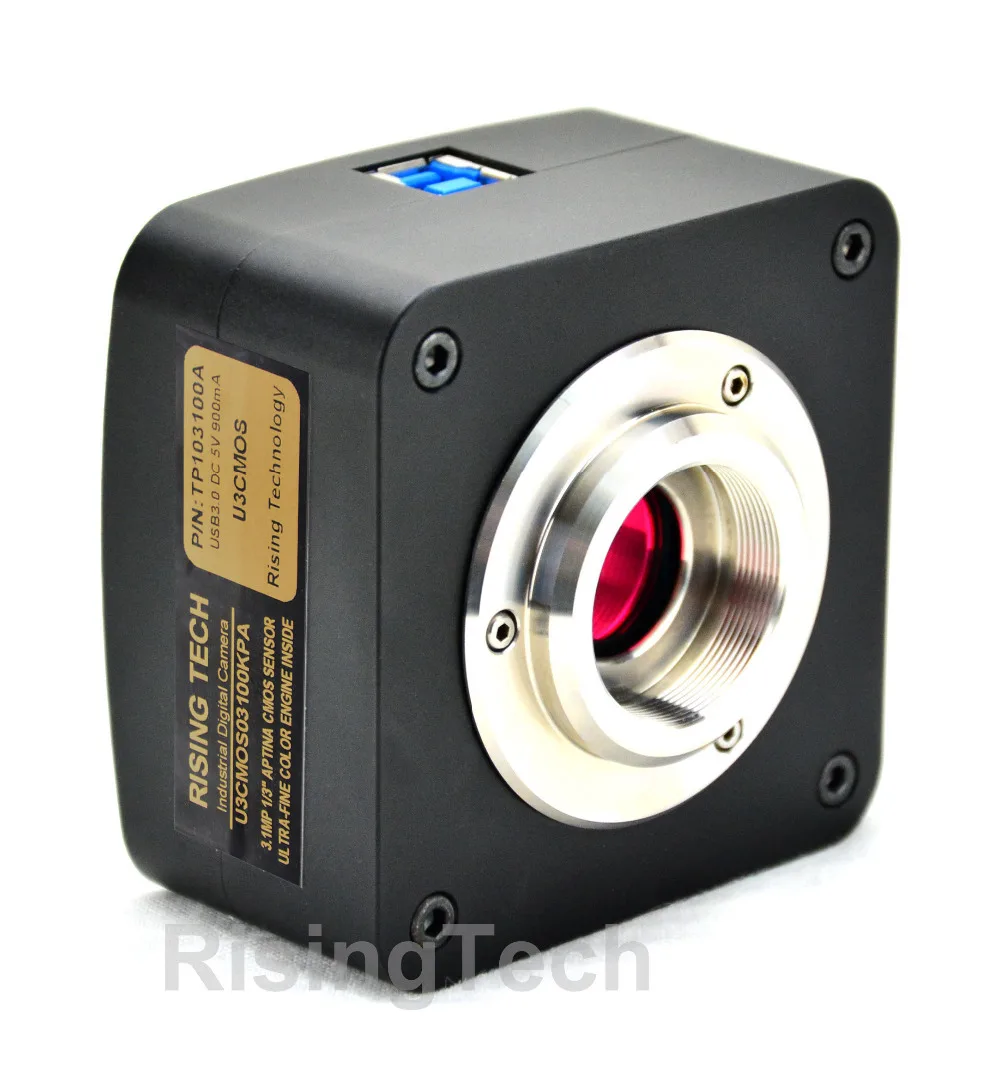 U3 18mp USB3.0 išėjimo C mount skaitmeninio mikroskopo kamera su Aptina CMOS jutiklis