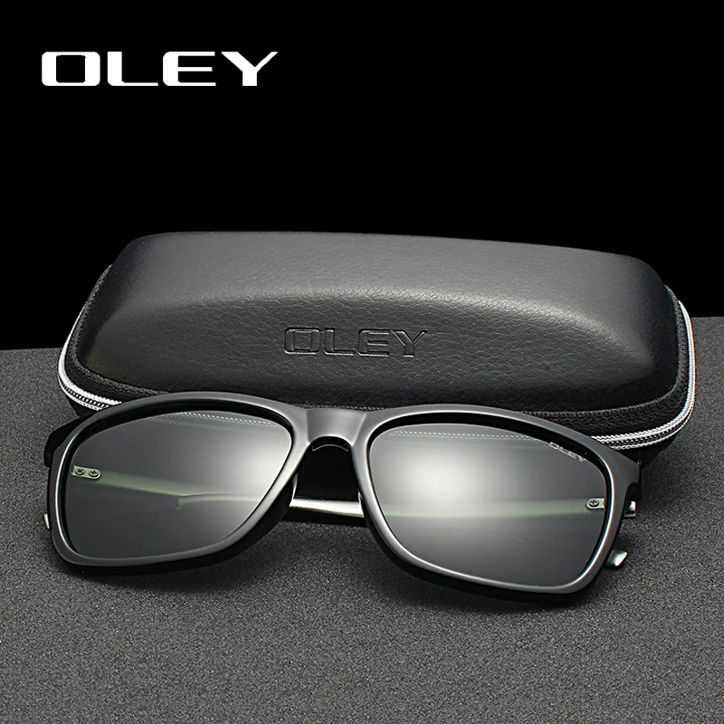 OLEY Markės Aliuminio Rėmo Akiniai nuo saulės Vyrų Mados klasikinis moterims Spalva kino akinius Aikštėje HD Vasaros UV apsauga apsauginiai akiniai YA276