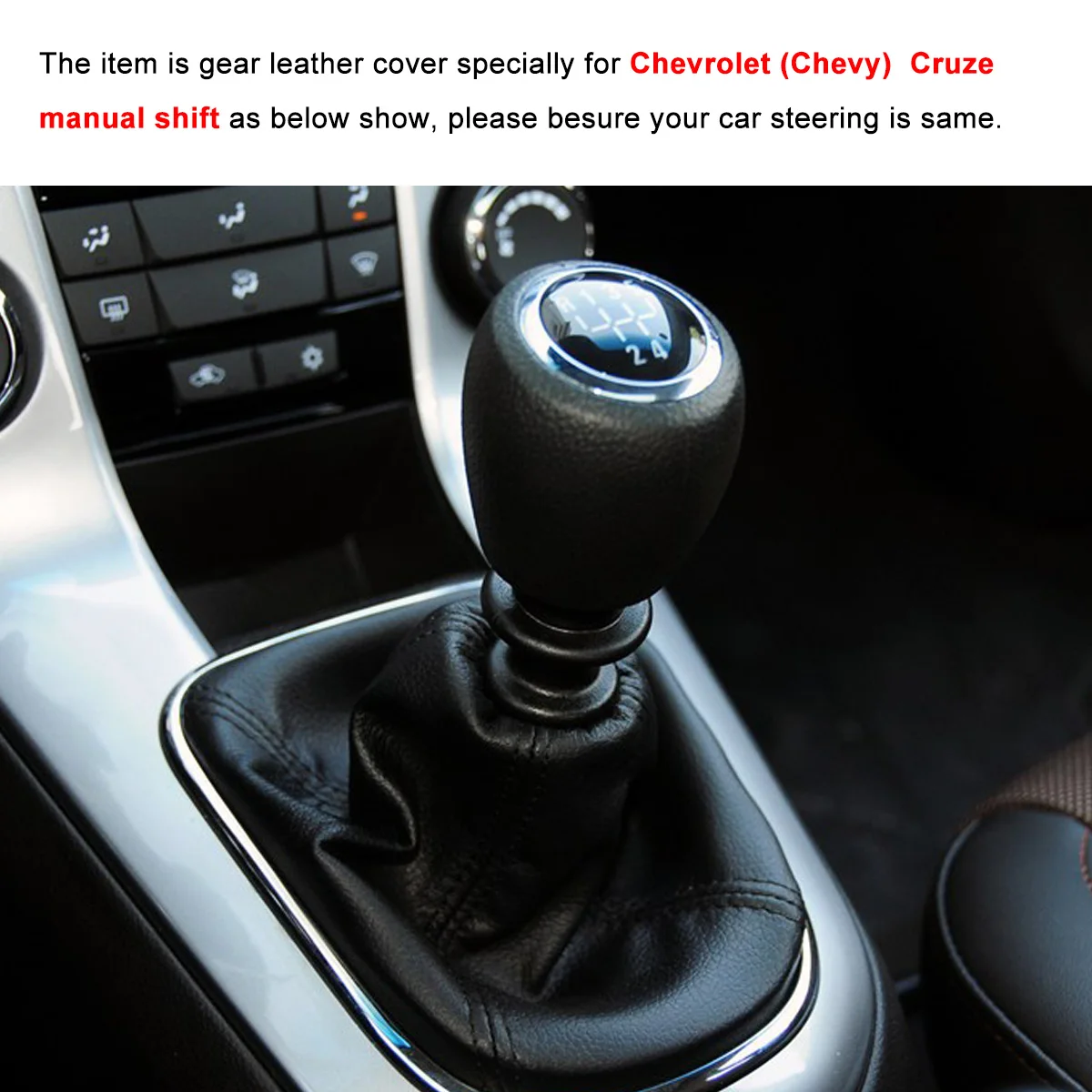 Atveju Chevrolet Cruze rankinė pavarų padengti natūralios odos Rankų siuvimo automobilis 