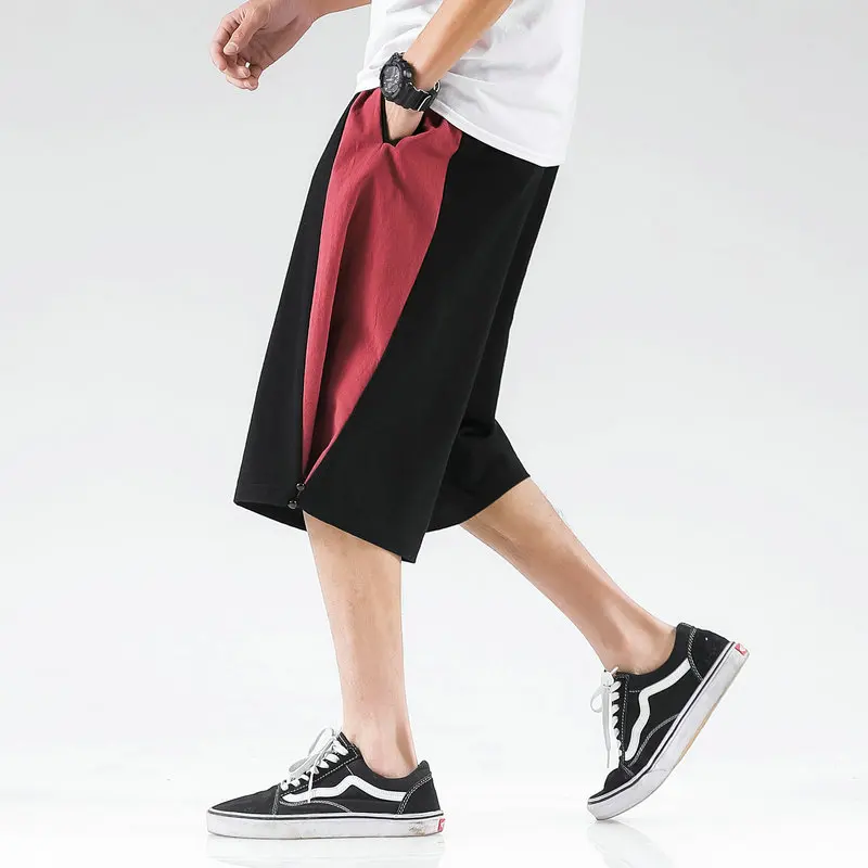 Vyrai Harajuku Stilius Bermudai Šortai Vyrams Streetwear Shorts Mens 2020 Metų Vasaros Elastinės Juosmens Paplūdimio Šortai Vyrų Didelis Dydis M-5XL