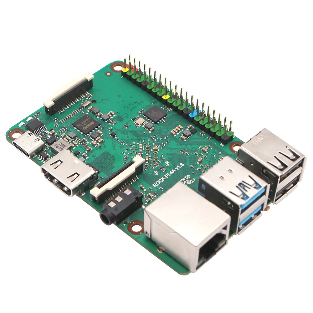 Naujas ROKO PI 4A V1.4 Rockchip Valdybos ARM Cortex šešių pagrindinių SBC/Single Board Computer Suderinama su europos sąjungos oficialusis Aviečių Pi Ekranas