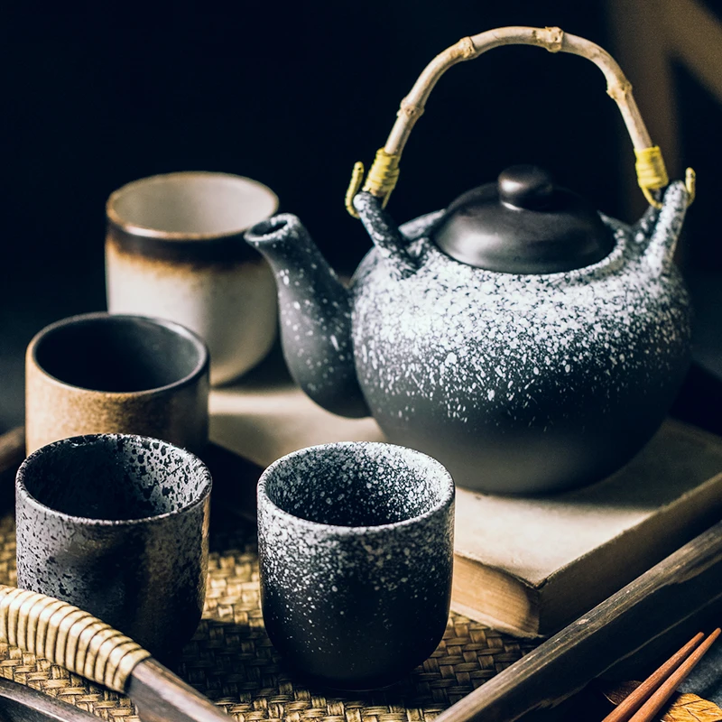 XINCHEN 150ml 200ml Japonų Stiliaus Teacup Vandens Puodelį Tauriosios Keramikos, Rankomis dažyti Kungfu Teacup Virtuvė Drinkware