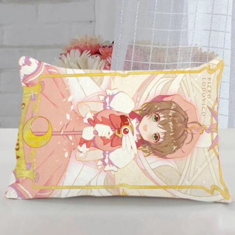 Anime Cardcaptor Sakura Sakura Kinomoto Pagalvės Užvalkalą Aukštos Kokybės Užvalkalas Dekoratyvinę Pagalvę Padengti Droping Laivybos Dekoratyvinis