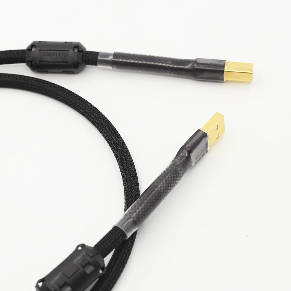 1piece Hifi, HiEnd USB Kabelis Aukštos Kokybės, A Tipo B Tipo Hifi Duomenų Kabelis VPK