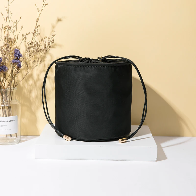 Nailono raišteliu kosmetikos krepšys, originalus išskirtinį high-end kelionės vandeniui linijinės krepšys, vidutinis