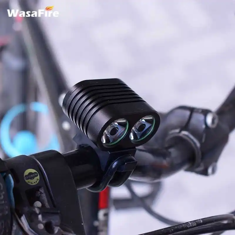 WasaFire 5000LM 2 XM-L2 LED Dviračio Žibintas Mini Bike Priekinių žibintų Dviračių Žibintuvėlis Žibintai su Įkraunama 18650 Baterija
