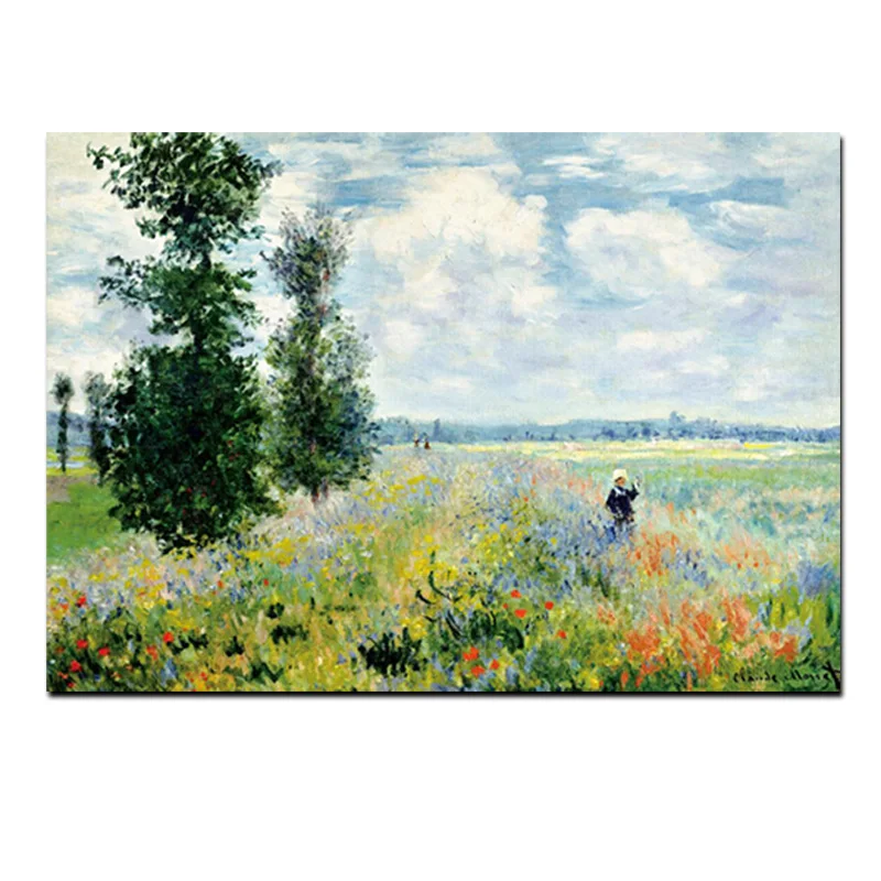 Claude Monet ne Argenteui Kraštovaizdžio Aliejus, Plakatai, Tapyba Ir grafika Quadros Sienos Meno Nuotrauką Kambarį Namų Dekoro Cuadros