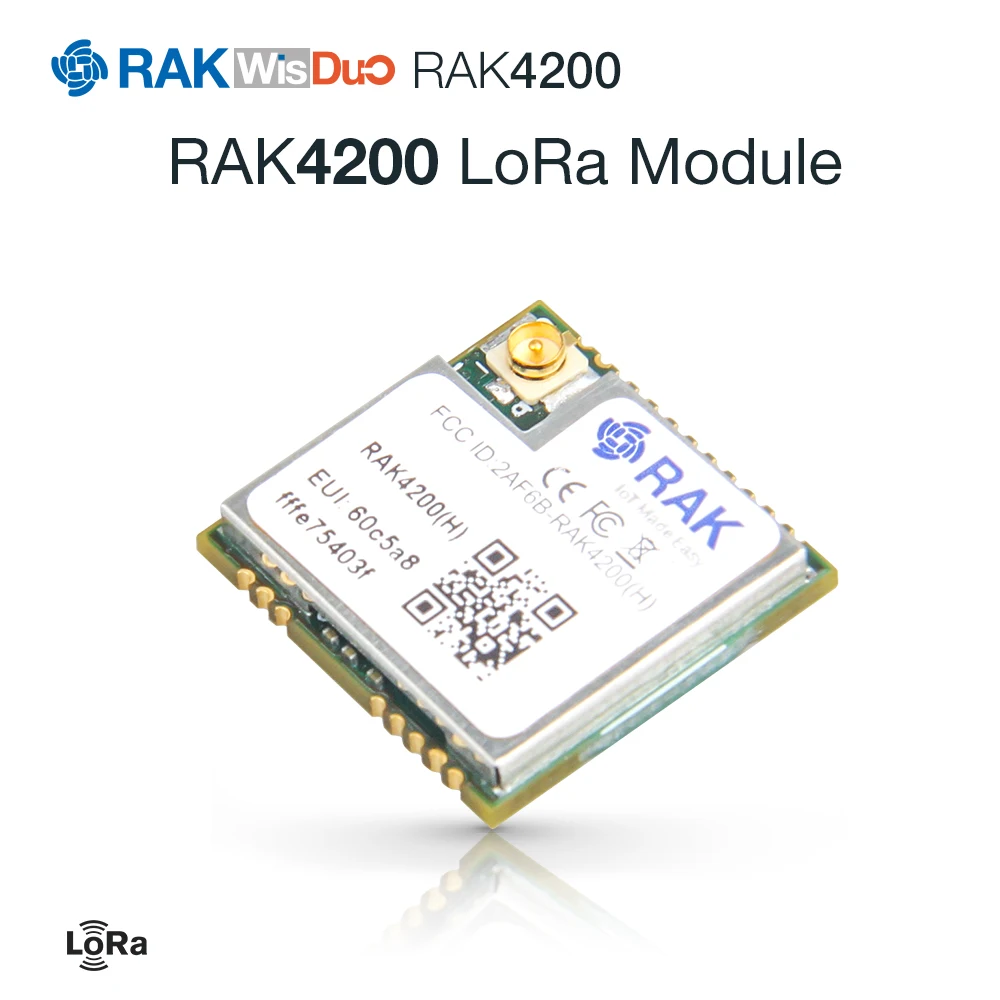RAK4200 LoRa Modulis su STM32L071 MCU SX1276 Chip LoRaWAN 1.0.2 Protokolus, Mažas Energijos Suvartojimas Parama Taškas į tašką