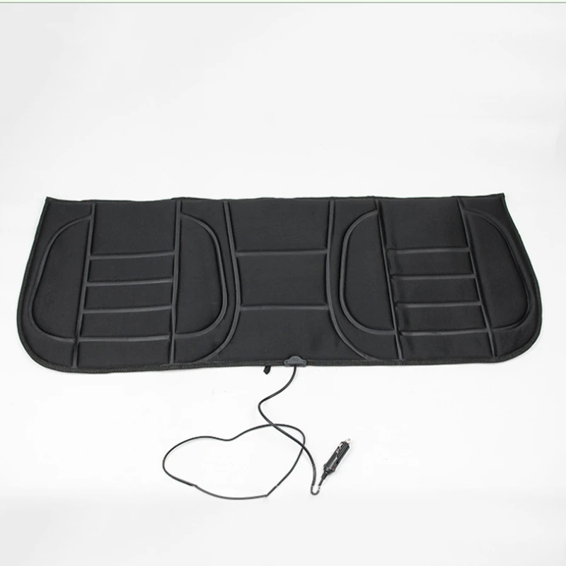 12V juoda automobilių šildymo pagalvės šildomos sėdynės padengti automobilio rinkinio automobilių šildymo pagalvėlė