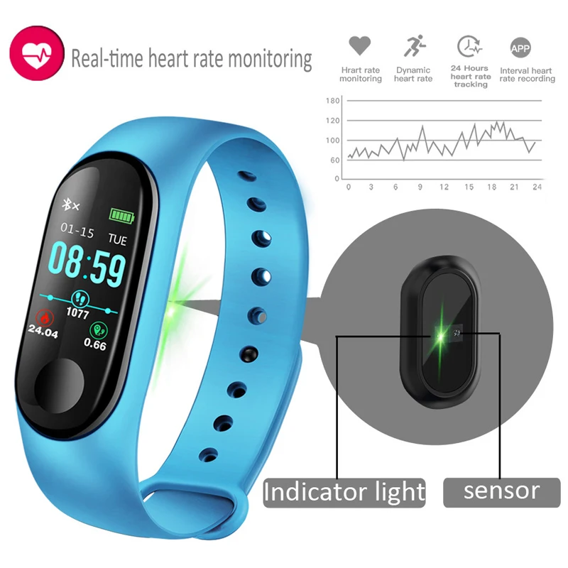 LIGE 2020 naujas smart Sporto žiūrėti moterų širdies ritmas, kraujo spaudimo monitorius 