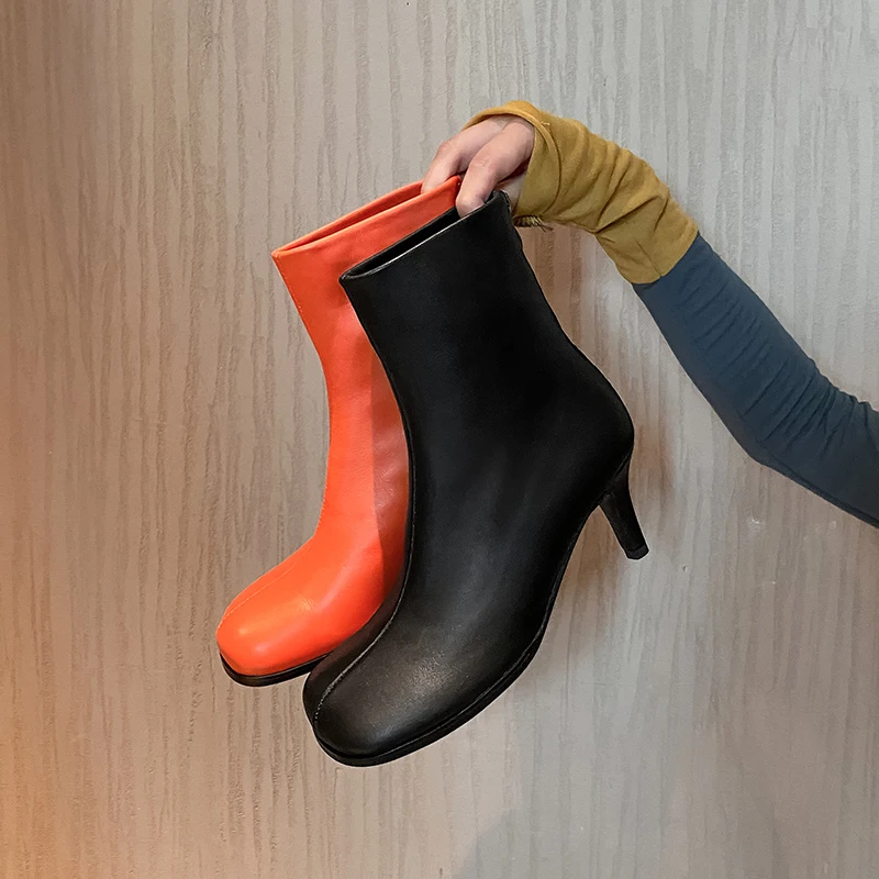Prekės ženklo Dizainas, plonas, aukšti Kulniukai batai 2021 Moterų Naujausias Ponios Batai Atgal Užtrauktuką moterų Siurblių Darbo Pagrindinių Retro Bateliai Moteris