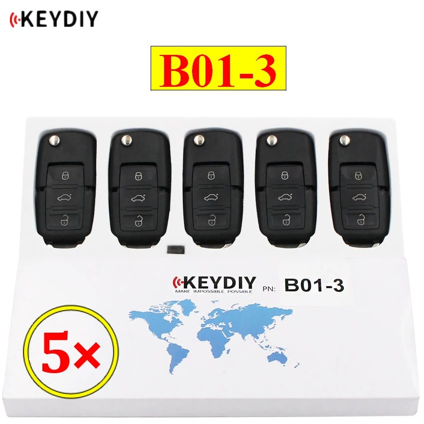 5vnt/daug KEYDIY B serijos B01-3 3 mygtuką universalus nuotolinio valdymo KD900 URG200 KD-X2 mini KD kurti naujas nuotolinio