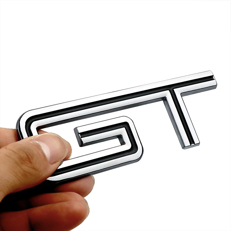 3D Meta GT logotipas Ženklelis automobilio lipdukas, Decal BMW X1 X3 X5 X6 Ford Mustang Focus Mk 1 2 3 7 Mondeo Reikmenys, Automobilių Stilius