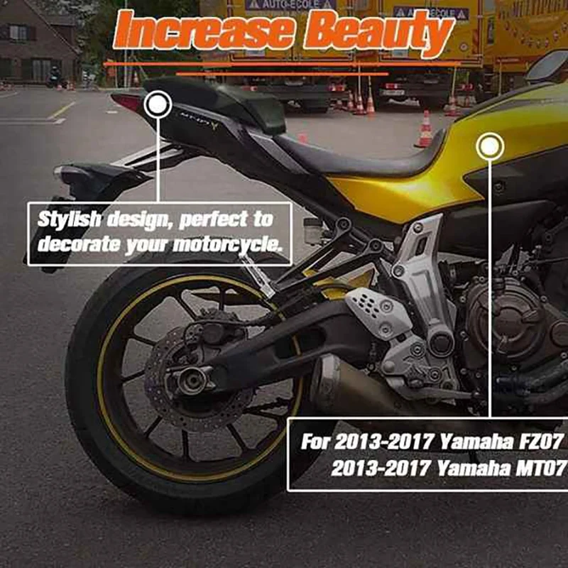 MT07 FZ07 Motociklo Galinės Sėdynės Padengti Gaubtas Dažytos MT-07 FZ-07 ABS Plastiko YAMAHA MT 07 FZ 07 2013-2016 m.