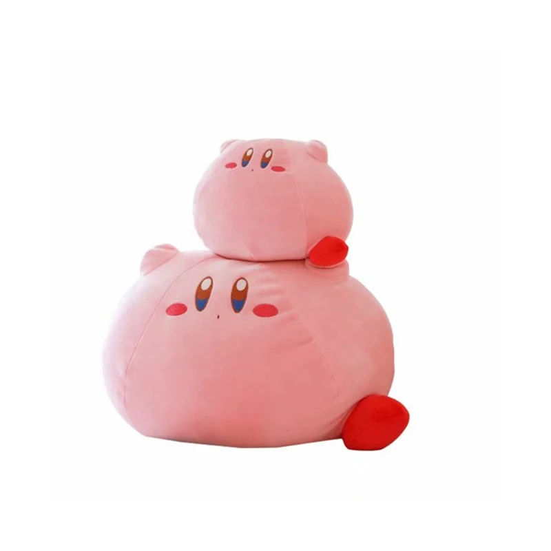 Japonija Star HAL Kirby Nuotykių Kirby Vaikams Mielas Minkštas Pliušinis Lėlės Didelis Kimštiniai Žaislai, Dovanos Animacinių filmų šlepetės Kalėdų dovana