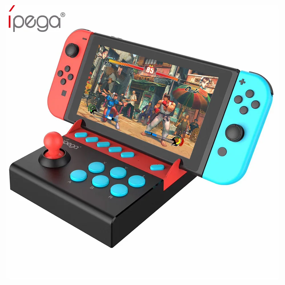 IPega PG-9136 Arcade Kreiptuką Nintendo Perjungti Vieną Rokeris Kontrolės Joypad Gamepad Nintendo Jungiklis Žaidimų Konsolės