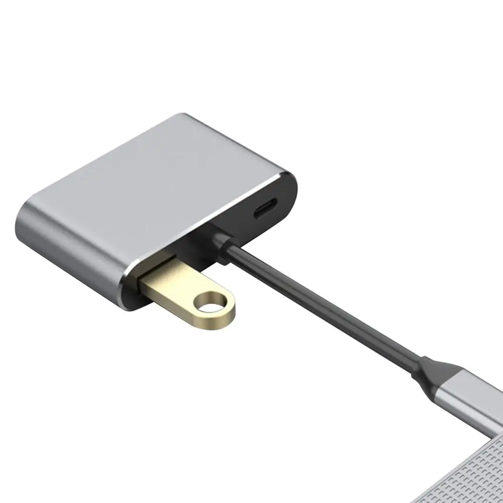 USB c konverteris adapteris c tipo HDMI / USB 3.0 / C Tipo aliuminio adapterio tipas C Apple Macbook