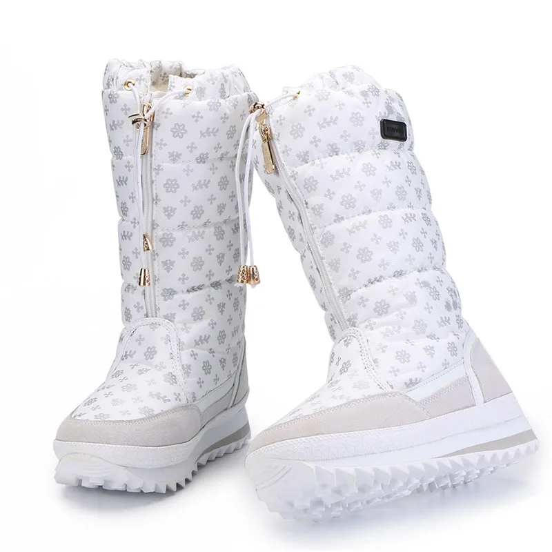 Moterys sniego batai žieminiai batai platformos storio pliušinis šiltas, neslidžia neperšlampami žieminiai batai, dydis 35-42