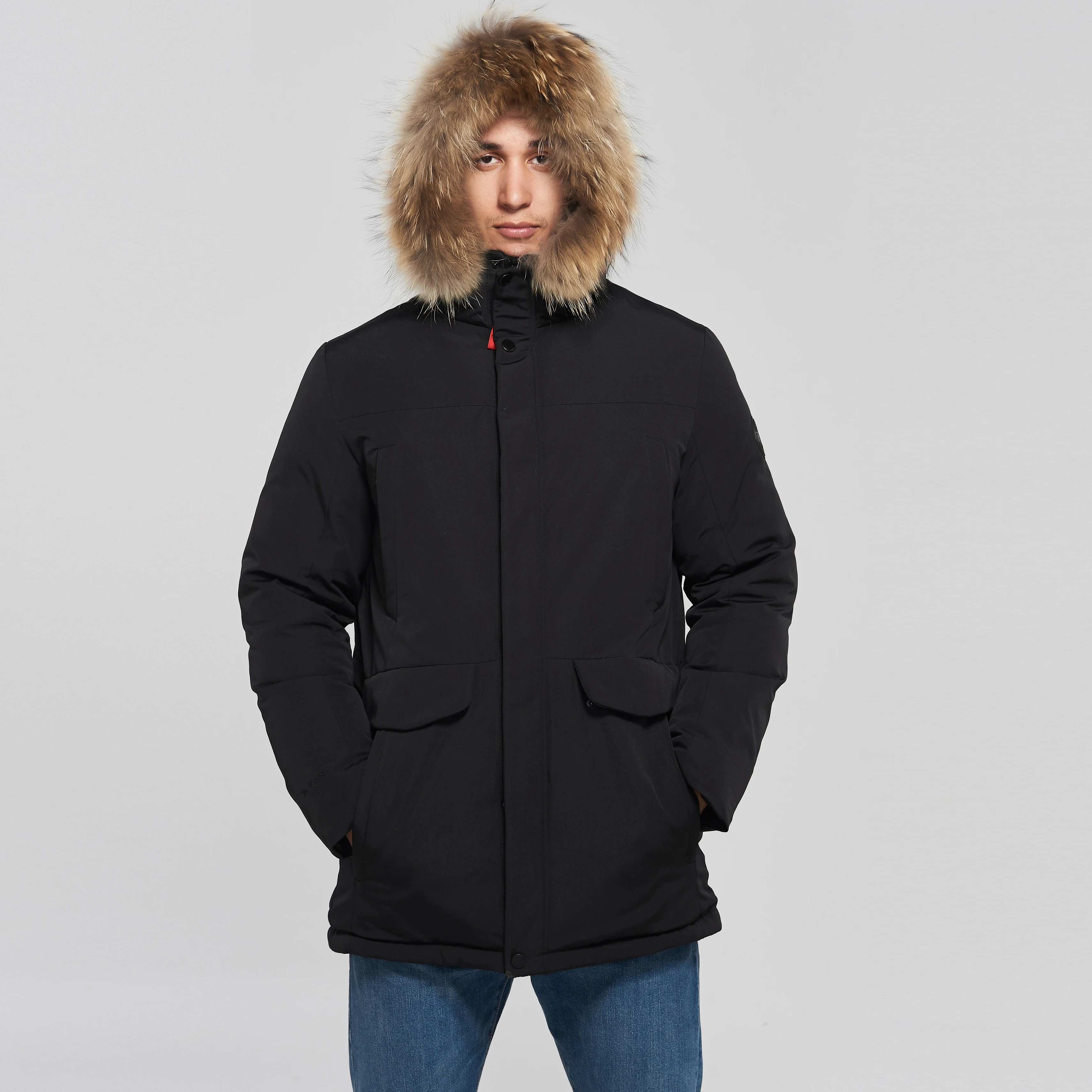 2020 Naujas vyrų žiemos Striukė Vyrams Parko Sutirštės Šiltas paltas su tikro Kailio Gaubtas atsparus Vandeniui Drabužiai nuimamas skrybėlę aukštos kokybės