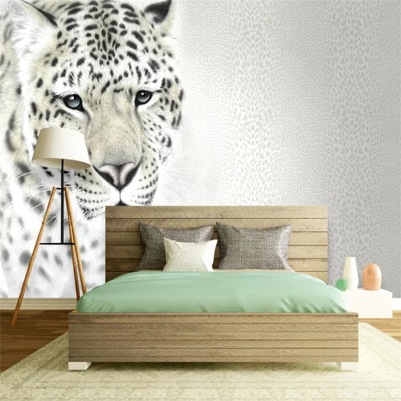 Beibehang tėtis peint freskos 3d Sienos freskos užsakymą šiuolaikinės leopard 3D kambarį tapetai, TV foną 3d ant sienos