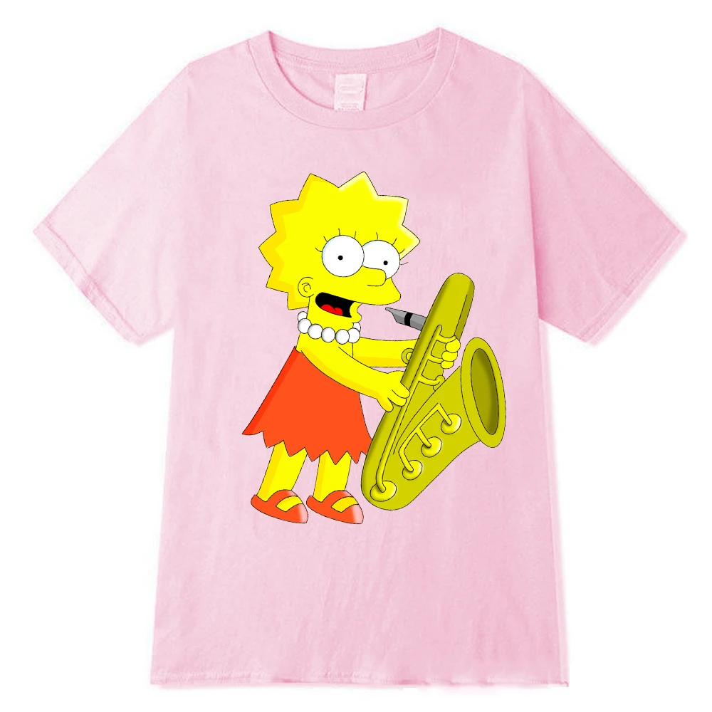 Vyras ir Woen Juokinga, Simpsonų marškinėliai Lisa Simpson Modalinis