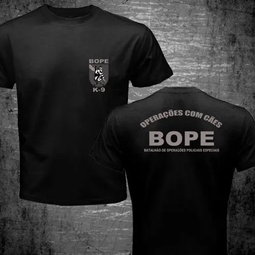 Naujas Brazilija Swat Bope Specialiųjų Pajėgų Policijos K-9 Šuo, Šunų Canil Vienetas 2019 Juokinga Medvilnės Atsitiktinis Viršuje Atspausdinta Tee Marškinėliai
