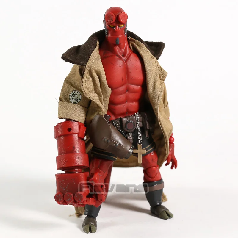 1000Toys Hellboy 1/12 Masto PVC Veiksmų Skaičius, Kolekcines, Modelis Žaislas