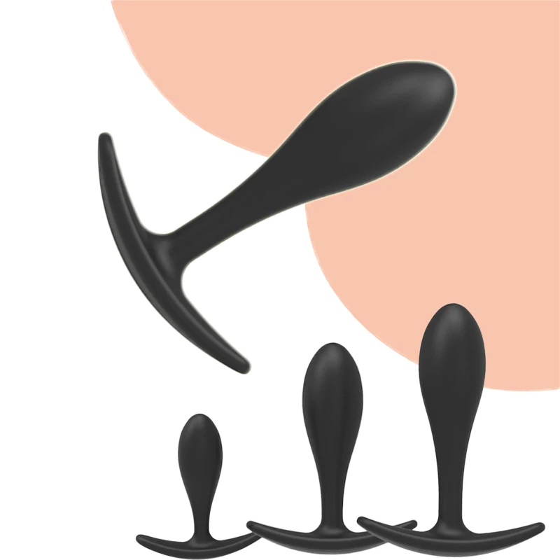 Silikono analinis kaištis rinkiniai butt plug analinis dildo sekso žaislai pradedantiesiems moterų intymių erotinių prekių suaugusiųjų sekso plug trainner massager