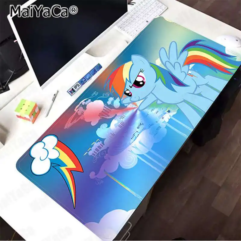 MaiYaCa Mano Mėgstamiausių Animacinių Filmų Mano Mažai Pony Unikalų Darbalaukio Trinkelėmis Žaidimo Kilimėlis Nemokamas Pristatymas Didelis, Mouse Pad Klaviatūros Kilimėlis