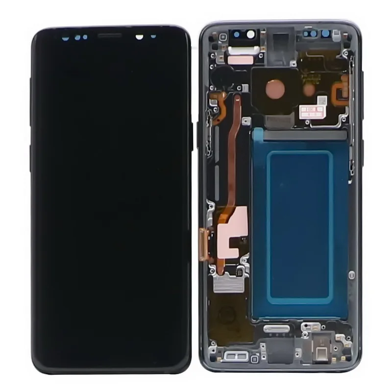 Originalus AMOLED S9+ LCD Ekranas SAMSUNG Galaxy S9 Plus G965 G965F LCD Ekranas Jutiklinis Ekranas skaitmeninis keitiklis Su Rėmu+Negyvų pikselių