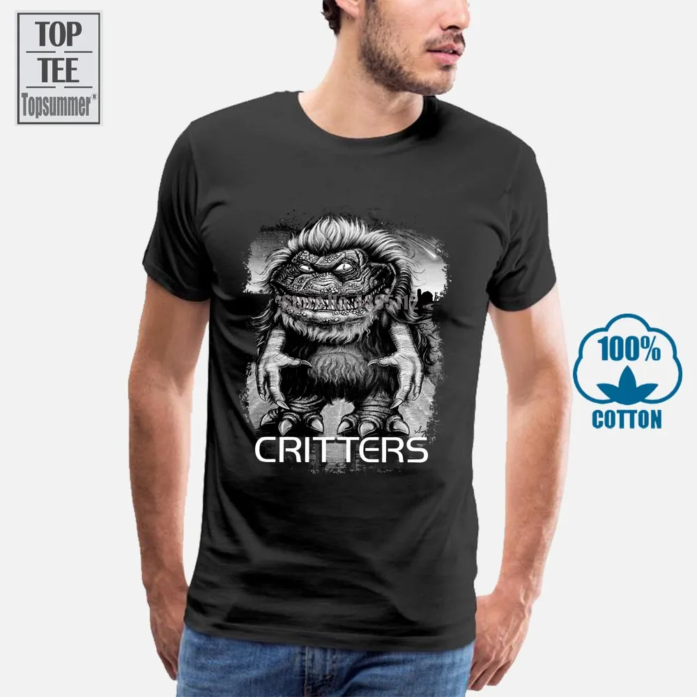 Critters 80S Horror Marškinėliai Vaikams Mens 6Xl Brand T-Shirt Vyrai 2018 Mados