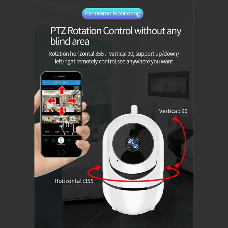 Smart Wifi Kamera HD 1080P Debesis Belaidžių IP kamerų Intelligent Auto Stebėjimo Protingas Šuo Žmogaus Namų Saugumo Priežiūra