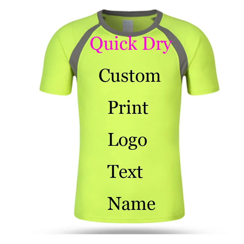 Quick Dry jerse T shirts Custom Print Logotipai Pavadinimas Siuvinėjimas, Reklama, Skaitmeninė spauda, trišakiai Poli Šviežio prakaito