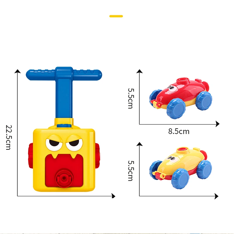 Inercinė Oro Galia Balionu Automobilio Žaislas Puzzle Įdomus Švietimo Vaikai Automobilį Žaislai Mokslo Eksperimentas Žaislas Vaikams, Dovana
