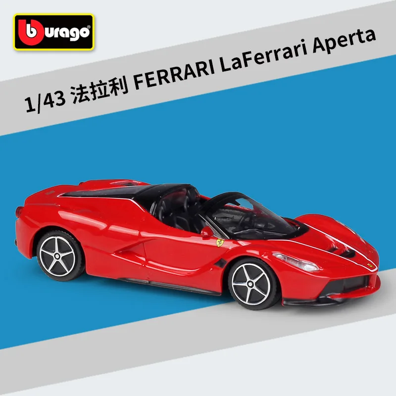 Bburago 1: 43 Ferrari 488 Voras rad lydinio automobilio modelio Surinkimo Dovana Apdailos žaislas