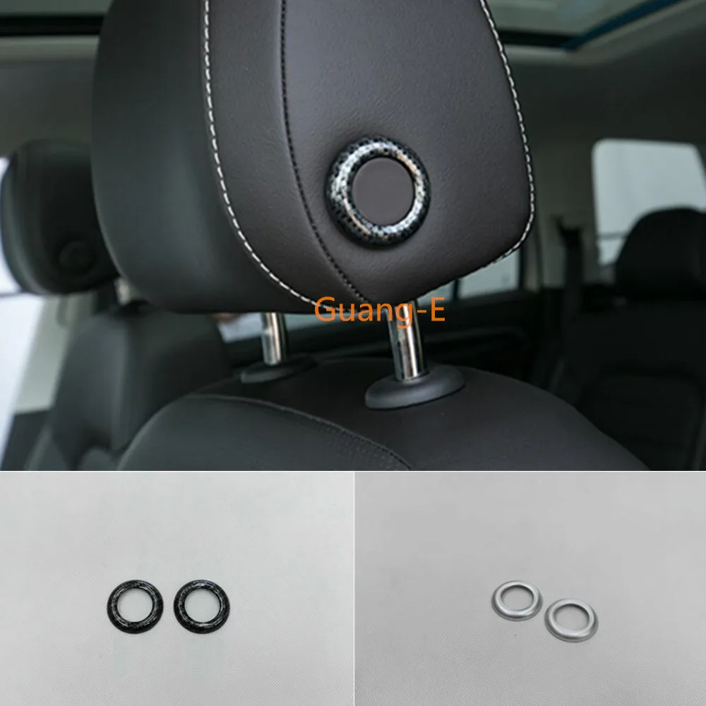Automobilio sėdynės galvos atrama galvai pagalvę reguliavimo mygtuką padengti apdaila VW Teramont Sharan 2016-2019 & Bora CC Sagitar 2019 &T-Roc 2018